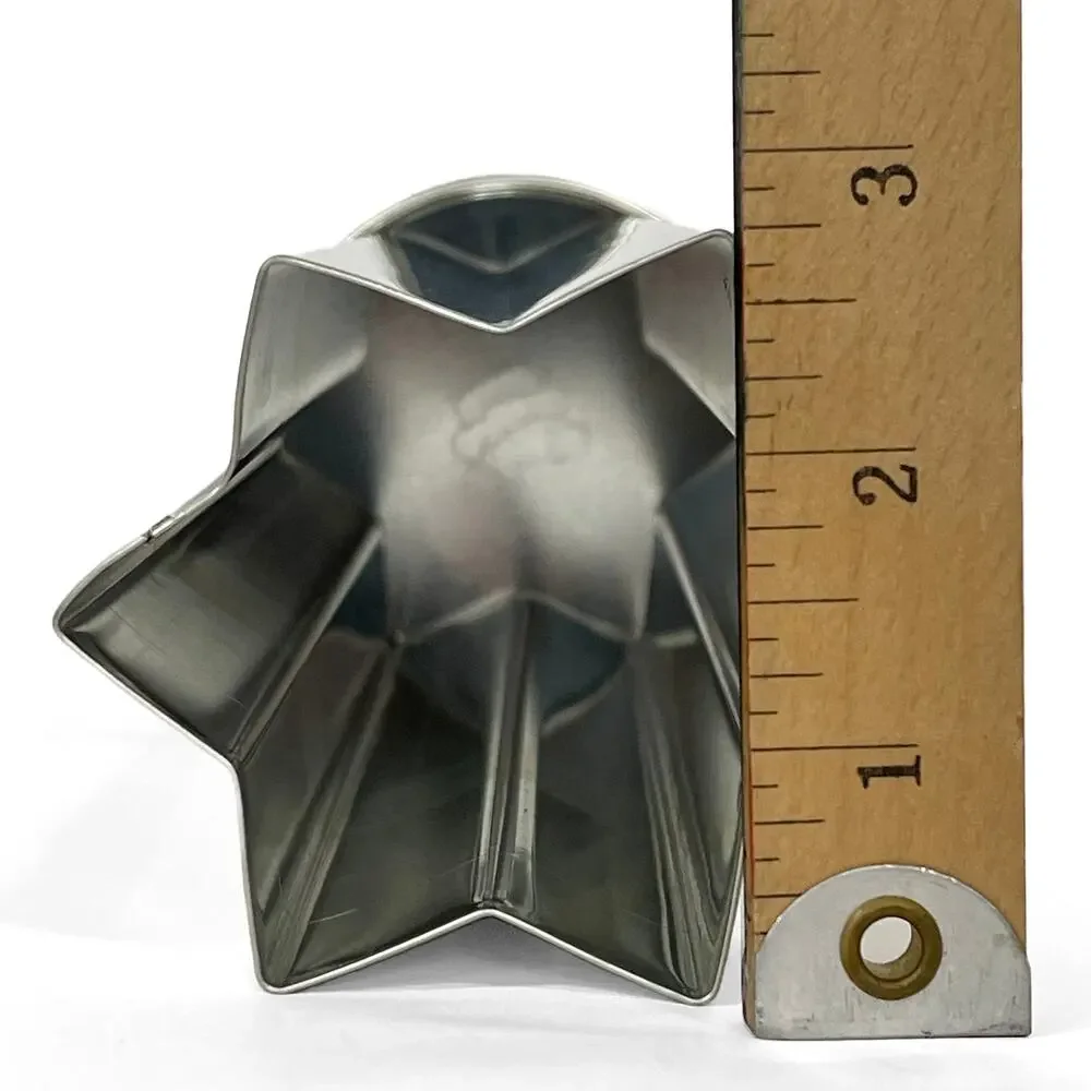Pampered Chef Valtrompia Bread Tube Star Shape Aluminum Canapé Baking Mold